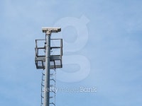 CCTV outdoor type install on pole. 이미지 (492099792) - 게티이미지뱅크 CCTV outdoor type install on pole.