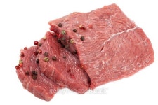 Raw meat and spices on white background. 이미지 (498333702) - 게티이미지뱅크 Raw meat and spices on white background.
