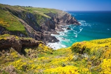 Pointe du Raz peninsula in Finistere Brittany 이미지 (482393416) - 게티이미지뱅크 Pointe du Raz peninsula in Finistere Brittany