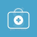 Medic bag white icon 이미지 (478354192) - 게티이미지뱅크 Medic bag white icon