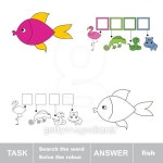 Solve the rebus. Find hidden word fish 이미지 (488611000) - 게티이미지뱅크 Solve the rebus. Find hidden word fish