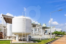 chemistry tank in factory with blue sky 이미지 (476818434) - 게티이미지뱅크 chemistry tank in factory with blue sky