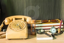 telephone and stationery 이미지 (486883946) - 게티이미지뱅크 telephone and stationery
