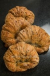 croissants with black sesame seeds 이미지 (502012648) - 게티이미지뱅크 croissants with black sesame seeds