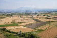 Aerial view of cultivated fields 이미지 (498504414) - 게티이미지뱅크 Aerial view of cultivated fields