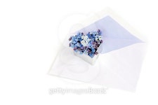 envelope with  forget-me-not flowers in a heart shape, love lett 이미지 (482081056) - 게티이미지뱅크 envelope with  forget... 