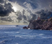The lighthouse of Greek island Ios 이미지 (498453410) - 게티이미지뱅크 The lighthouse of Greek island Ios