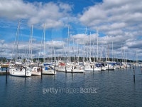 Sail yachts in a marina 이미지 (483448358) - 게티이미지뱅크 Sail yachts in a marina