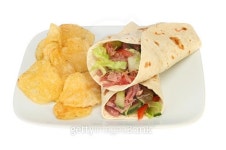 Wraps and crisps 이미지 (475779542) - 게티이미지뱅크 Wraps and crisps