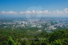 Good View of Chiang Mai city from viewpoint 이미지 (496856246) - 게티이미지뱅크 Good View of Chiang Mai city from viewpoint