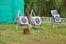 Archery Targets On The Shooting Range 이미지 (493621570) - 게티이미지뱅크 Archery Targets On The Shooting Range