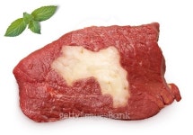 Roast beef meat and fat shaped as Guinea.(series) 이미지 (493839112) - 게티이미지뱅크 Roast beef meat and fat shaped as... 