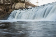 Waterfall by suburban neighborhood 이미지 (496525218) - 게티이미지뱅크 Waterfall by suburban neighborhood