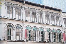beautiful historic architecture, shophouses in chinatown, Singapore 이미지 (495200660) - 게티이미지뱅크 beautiful historic... 