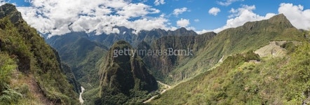 Panoramaview of Anden Moutain with Incas building, Machu Picchu 이미지 (481319678) - 게티이미지뱅크 Panoramaview of Anden... 