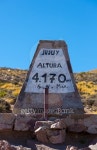 Mountain pass sign at 4170, Jujuy, Argentina 이미지 (500398608) - 게티이미지뱅크 Mountain pass sign at 4170, Jujuy, Argentina