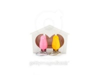 pink and yellow bird plastic key ring in birdhouse 이미지 (499393488) - 게티이미지뱅크 pink and yellow bird plastic key ring... 
