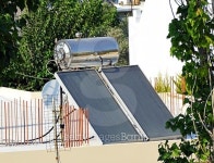 Building with solar thermal system 이미지 (492988934) - 게티이미지뱅크 Building with solar thermal system