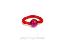 Red rubber band on a white background. 이미지 (484167714) - 게티이미지뱅크 Red rubber band on a white background.