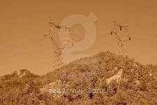 electric tower on the hills 이미지 (498252382) - 게티이미지뱅크 electric tower on the hills