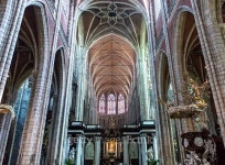 Interiors of Saint Bavon cathedral, Ghent, Belgium 이미지 (478015894) - 게티이미지뱅크 Interiors of Saint Bavon cathedral... 