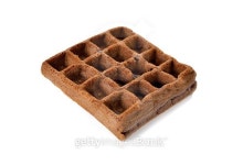 chocolate waffle with raisin on white background 이미지 (484837860) - 게티이미지뱅크 chocolate waffle with raisin on white... 