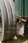 Coal shovel on the rear of a steam traction engine. 이미지 (481183670) - 게티이미지뱅크 Coal shovel on the rear of a steam... 