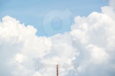 Radio mast with the cloud in background 이미지 (496434894) - 게티이미지뱅크 Radio mast with the cloud in background