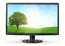 Television sky or monitor PC landscape isolated on white backgro 이미지 (486634480) - 게티이미지뱅크 Television sky or... 