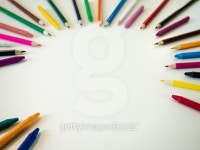 Colorful Pencils and Crayons 이미지 (484280440) - 게티이미지뱅크 Colorful Pencils and Crayons