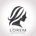 Vector template abstract logo for woman salons and shops 이미지 (503192870) - 게티이미지뱅크 Vector template abstract logo... 