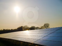 Solar Panels on sunset 이미지 (505382340) - 게티이미지뱅크 Solar Panels on sunset