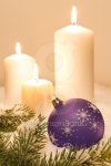 Christmas still life with candles and glass ball 이미지 (503084872) - 게티이미지뱅크 Christmas still life with candles and... 