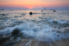 sunset and beach 이미지 (503306110) - 게티이미지뱅크 sunset and beach