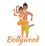 Indian Bollywood couple dancing vector 이미지 (504420086) - 게티이미지뱅크 Indian Bollywood couple dancing vector