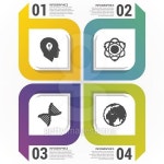 Modern squares. Infographic design template. Vector illustration 이미지 (511115316) - 게티이미지뱅크 Modern squares.... 