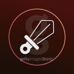 Sword and shield icon 이미지 (503688058) - 게티이미지뱅크 Sword and shield icon