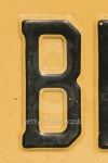 B on license plate 이미지 (86798378) - 게티이미지뱅크 B on license plate