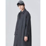 		농협몰 (현대Hmall)[에잇세컨즈] 그레이 헤링본 롱 코트 (269930EY23)