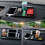 High-end cars skid prevention pad silicone car perfume seat dashboard super size mobile phone storage pad auto accessories