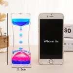 Liquid oil leak oil drops hourglass timer dynamic bubble creative desktop ornaments children male and female birthday gift