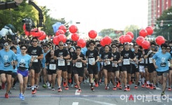 [포토]출발하는 페이스 메이커들 - 아시아투데이 [포토]출발하는 페이스 메이커들