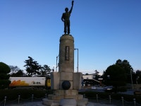 BEMIL 사진 자료실 - BEMIL 군사세계 논산훈련소(연무대)정문 앞쪽 과  전시된 M47 전차