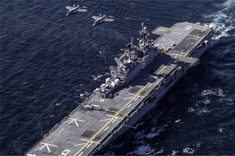 일본 F-35A 미해군 아메리카함 방공임무 수행 - 유용원의 군사세계