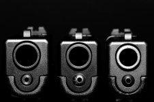 BEMIL 아카이브 - BEMIL 군사세계 글락 3총사 Glock 17 (9mm), Glock 21 (45ACP), Glock 22 (40S&W)