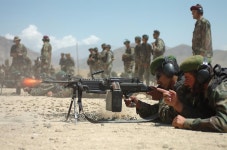 BEMIL 아카이브 - BEMIL 군사세계 아프간 국방군(ANA) 코만도 M249 SAW 사격훈련 사진...