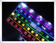 기글 하드웨어 외부 사용기 게시판 - ABKO HACKER K200 아이언 레인보우 파스텔 LED 블랙 체험단 리뷰