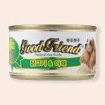 강아지대통령 굿프랜드 닭고기&야채 캔 100g