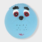 강아지대통령 쏘아베 라텍스 토이공 블루