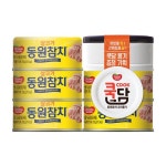 [동원] 라이트 스탠다드 참치 150gX5캔+쿡담_간편보기_동원몰